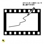 ホワイトボードプロップス フィルム マーカー付き 描き消し可能 フォトプロップス【写真の小道具・写真撮影を楽しむアイテム 】 PR-81