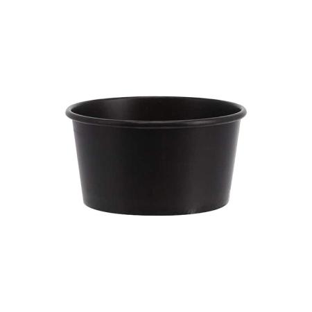 フードカップ黒黒　中型420ml 300個　※沖縄・離島 送料別途(HEIKO)