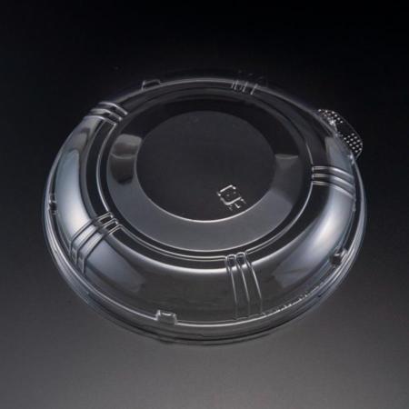 デザートカップ用フタ　129mm口径　1,500個(バイオPET)　※沖縄・離島 送料別途
