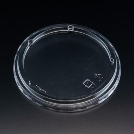 デザートカップ用フタ　129mm口径　1,500個(バイオPET)　※沖縄・離島 送料別途