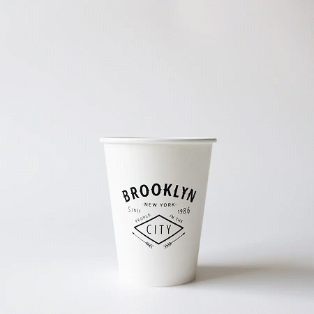 AOPC-280KP｜名入れ紙コップ 1色 片面印刷 1,000個から 8オンス(満杯
