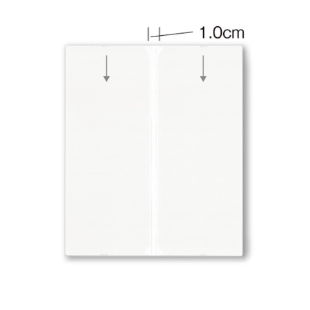 メニュー用中ビニール　※シンビ製メニュー専用 4ページ・紙サイズ:120x297mm・上入れタイプ ビニール71 シンビ(SHIMBI)