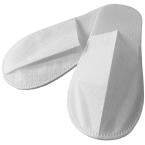 厚底使い捨て不織布スリッパ　270mm 250足　白(紙帯巻/2ヶ国語表記)　※沖縄・離島 送料別途