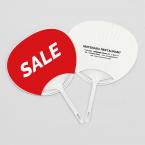 【自分でデータ編集】オリジナルうちわ SALE デザイン付き 柄付きポリうちわ UCHIWA-96