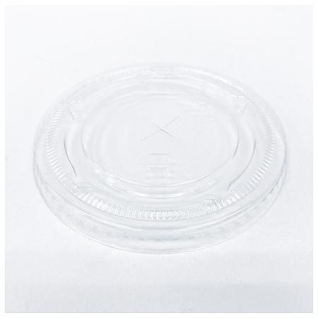 プラスチックカップ用フタ 92mm口径2,000個 (PET製) ストロー穴付　CP92-F PET共通リッド(ストロー穴付) ※沖縄・離島 送料別途		