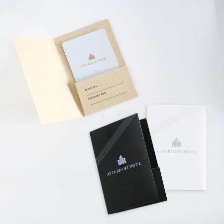 紙製カードキーケース　ホルダータイプ　【attaにおまかせ】