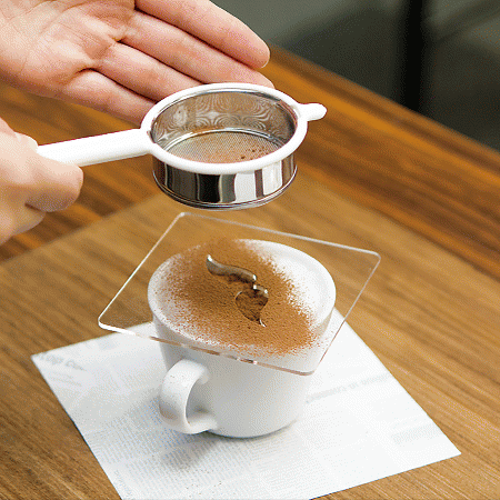 カフェアートステンシル　ひげ　LAS-0032　4573169220320