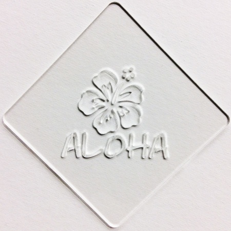カフェアートステンシル　Aloha　LAS-0046　4573169220467