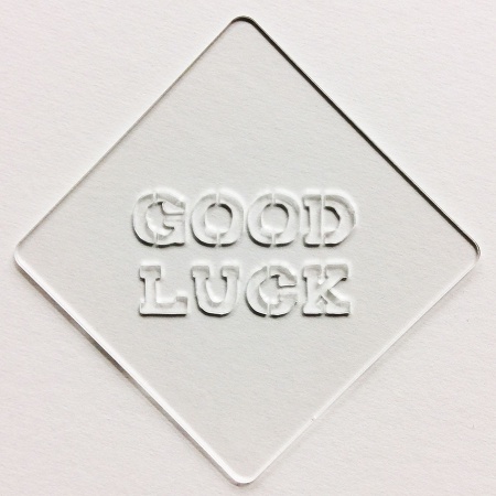 カフェアートステンシル　Good Luck　LAS-0048　4573169220481