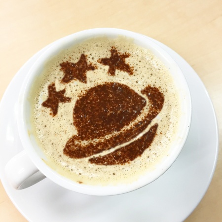 カフェアートステンシル　宇宙1　LAS-0009　4573169220092