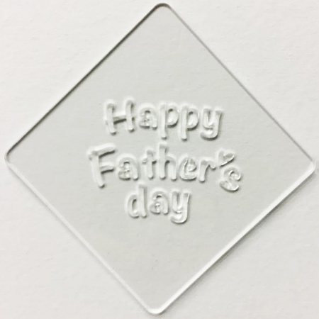 カフェアートステンシル　Happy Father's day　LAS-0072　4573169220726