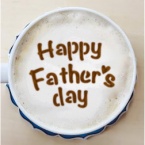 カフェアートステンシル　Happy Father's day　LAS-0072　4573169220726