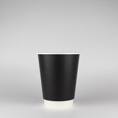 断熱性エアウォール紙コップ 260ml(9オンス) 1,000個　SINC-260S オニキス　※沖縄・離島 送料別途
