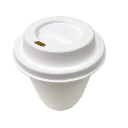 9オンス用リッド(透明) | 紙コップ 2500入 KMJ-300-WHTset｜断熱二重紙コップ+パルプリッド 300ml(9オンス) 1,000