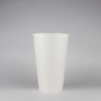 断熱二重エンボス紙コップ 460ml(15オンス) 1,000個　KMW-470ホワイト　※北海道・沖縄・離島 送料別途 ※個人宅配送不可