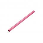 つめた?いアルミストロー ビバレッジ(洗浄ブラシ付) φ11mmxH180mm ピンク 01400346 トーダイ(Todai)