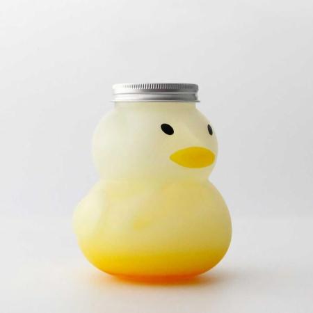 BMT-156｜ドリンクボトル アヒル 470ml 50個 タピオカストロー