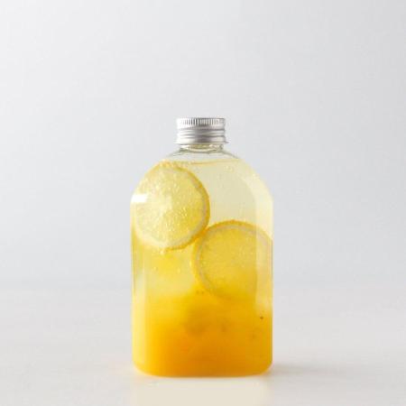 ドリンクボトル　なで肩　330ml 100個　フタ付き　※沖縄・離島 送料別途