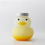 【入荷未定】ドリンクボトル　アヒル　470ml 50個　タピオカストロー/フタ付き　※沖縄・離島 送料別途