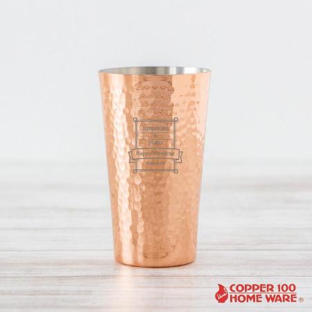 COPPER100 燕市産 銅製タンブラー 350ml Celebration 【データ入稿】名入れ