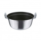 EBM(江部松商事) モリブデンジ2プラス 料理鍋 42cm(φ420xH180mm) 20リットル ノンスティック加工　8695610