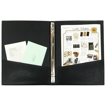 IF-171｜インフォメーション A4・本体のみ 4穴バインダー 両サイド