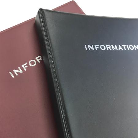 IF-181｜インフォメーション A4・本体のみ 4穴バインダー 両サイド