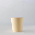バガス二重紙コップ(PLAコート)  300ml(10オンス)　90mm口径 500個　※沖縄・離島 送料別途