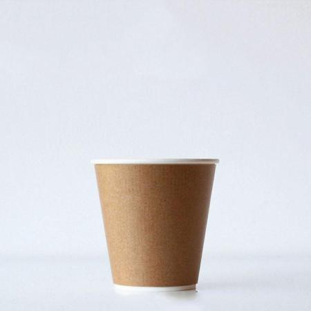 三重紙コップ(クラフト)　227ml(8オンス)　86mm口径 1,000個　※沖縄・離島 送料別途