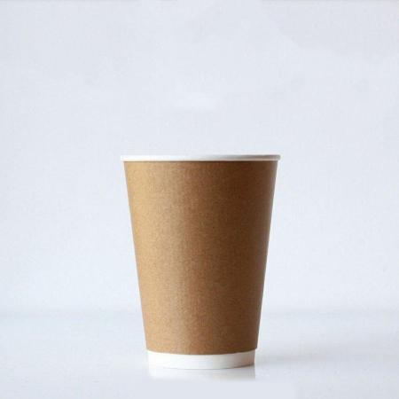 三重紙コップ(クラフト)　360ml(12オンス)　86mm口径 1,000個　※沖縄・離島 送料別途
