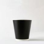 三重紙コップ(ブラック)　227ml(8オンス)　86mm口径 1,000個　※沖縄・離島 送料別途