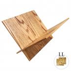 木製X型組み立てラック　焼板(大+大)　WXB-LL焼板　えいむ(Aim)