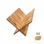木製X型組み立てラック　焼板(小+小)　WXB-SS焼板　えいむ(Aim)