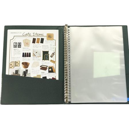 【東京事変】サイン入りバインダー IF-201｜インフォメーション A4・8ページ 30穴金属バインダー 両サイド