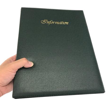 IF-201｜インフォメーション A4・8ページ 30穴金属バインダー 両サイド