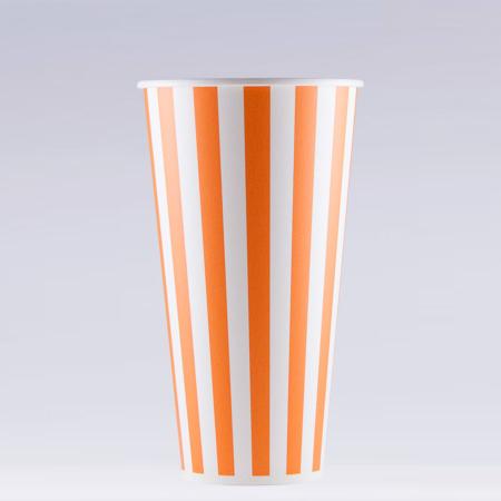 紙コップ　775ml(27オンス)　500個　SCM-775PP ストライプ