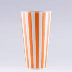 紙コップ　775ml(27オンス)　500個　SCM-775PP ストライプ　※沖縄・離島 送料別途 ※個人宅配送不可