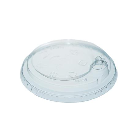 受注制限　プラスチックカップ用フタ　98mm口径 1,000個(PET製)　ストローレスフタ(穴あり)　※HFシリーズ専用 ※沖縄・離島 送料別途