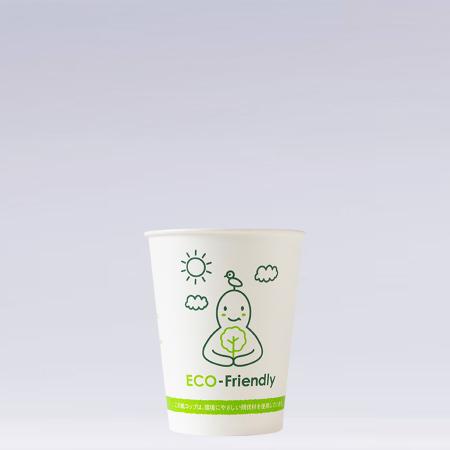 間伐材紙コップ　272ml(9.5オンス)　2,500個　SCM-275P ECO FRIENDLY　※沖縄・離島 配送料別途