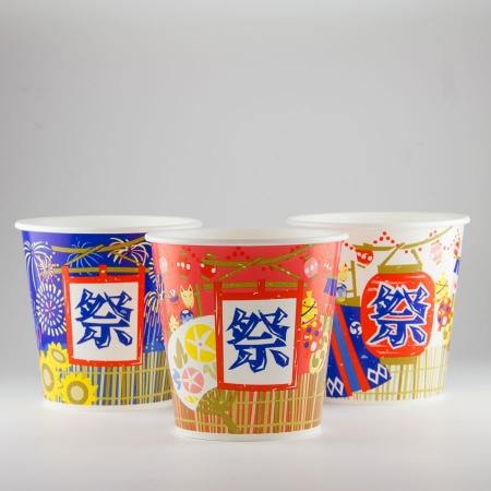 SM-400PP お祭り太郎アソート3｜カキ氷用紙コップ 403ml(14オンス