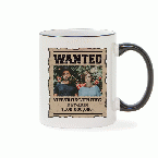 ブラックハンドルマグ WANTED POSTER 【WEB編集】名入れ