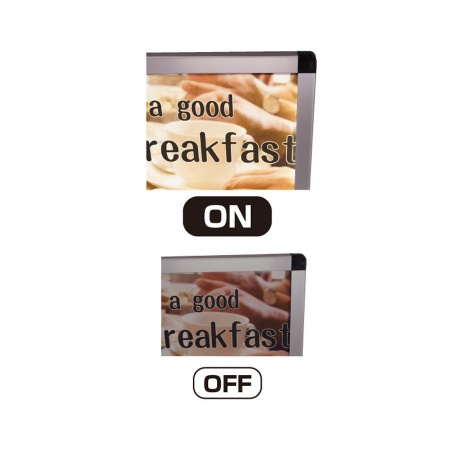 A2両面　シルバーフレーム　バリウススタンド看板LED　VASKLED-A2R(両面)　常磐精工(TOKISEI) LEDバリウススタンド看板 A2 シルバー 片面 (VASKLED-A2K) - スタンド