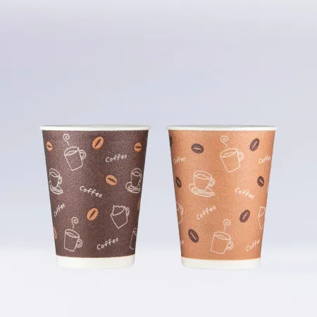 発泡断熱紙コップ　419ml(12オンス)　1,000個(2色アソート)　12oz ASホットカフェ　※沖縄・離島 送料別途