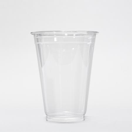 【※廃番・後継品あり】　プラスチックカップ　438ml(14オンス)　92mm口径 1,000個　(PET製) CP92-438無地 ※沖縄・離島 送料別途