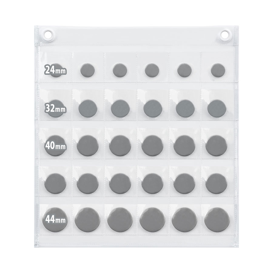 W 191 ミニ缶バッジポケット 30p クリアー W 191 ウォールポケット サキ Saki Collection 飲食店用品 印刷通販のatta アッタ