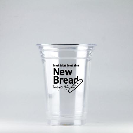 【新規受注停止】名入プラカップ　1色印刷10,000個　420ml(14オンス)　89mm口径　クリアーカップ89-14オンスSNP-Naire ※北海道・沖縄・離島 送料別途