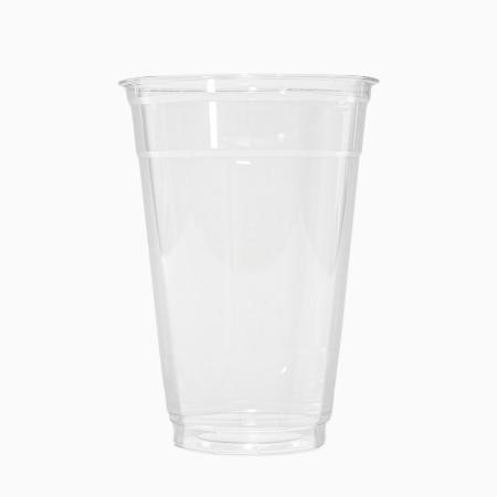 プラスチックカップ　605ml(20オンス)　98mm口径 1,000個　(PET製) CP98-600無地 ※沖縄・離島 送料別途