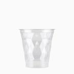 プラスチックカップ　ダイヤカットタイプ　415ml(14オンス)　96mm口径 1,000個(PET製)　※北海道・沖縄・離島 送料別途 ※個人宅配送不可 (東名化学)