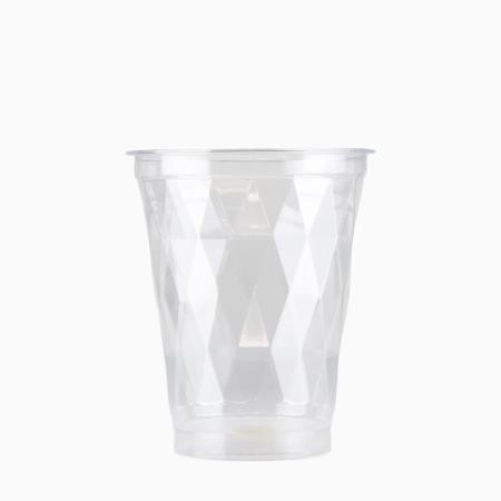 プラスチックカップ　480ml(15オンス)　96mm口径 1,000個 (PET製)　ダイヤカットタイプ　※北海道・沖縄・離島 送料別途 ※個人宅配送不可 (東名化学)