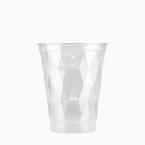 プラスチックカップ　ダイヤカットタイプ　480ml(15オンス)　96mm口径 1,000個(PET製)　※北海道・沖縄・離島 送料別途 ※個人宅配送不可 (東名化学)
